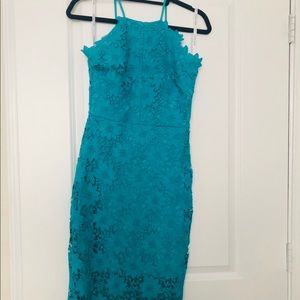 Teal dress
